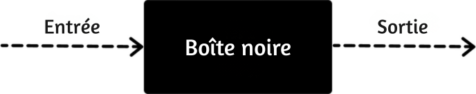 A flowchart illustrating the black-box nature.