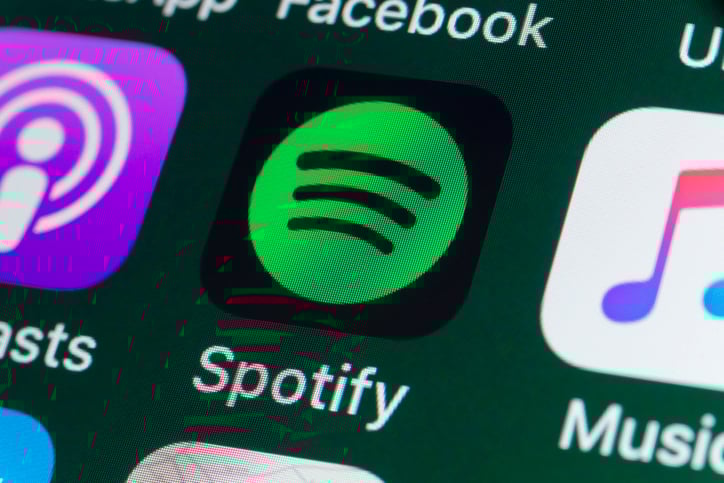 An image of the Spotify logo.