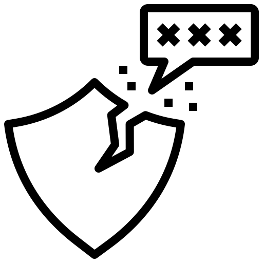 An icon depicting vulnerability.
