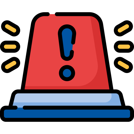 An icon of an alert alarm.