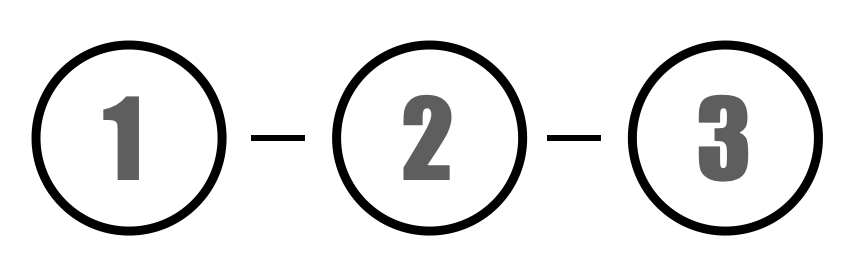 Three steps
