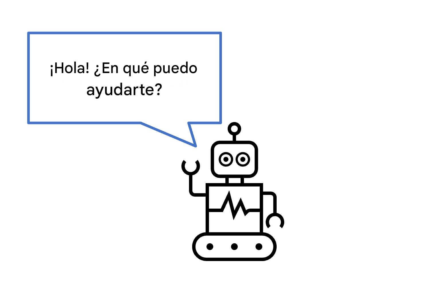 Un bot de chat que saluda