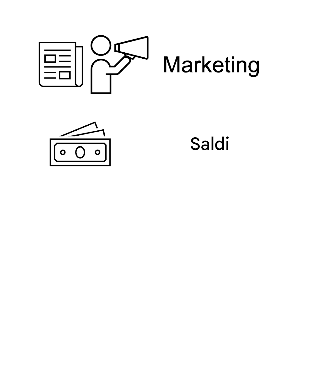 Marketing. Vendite.