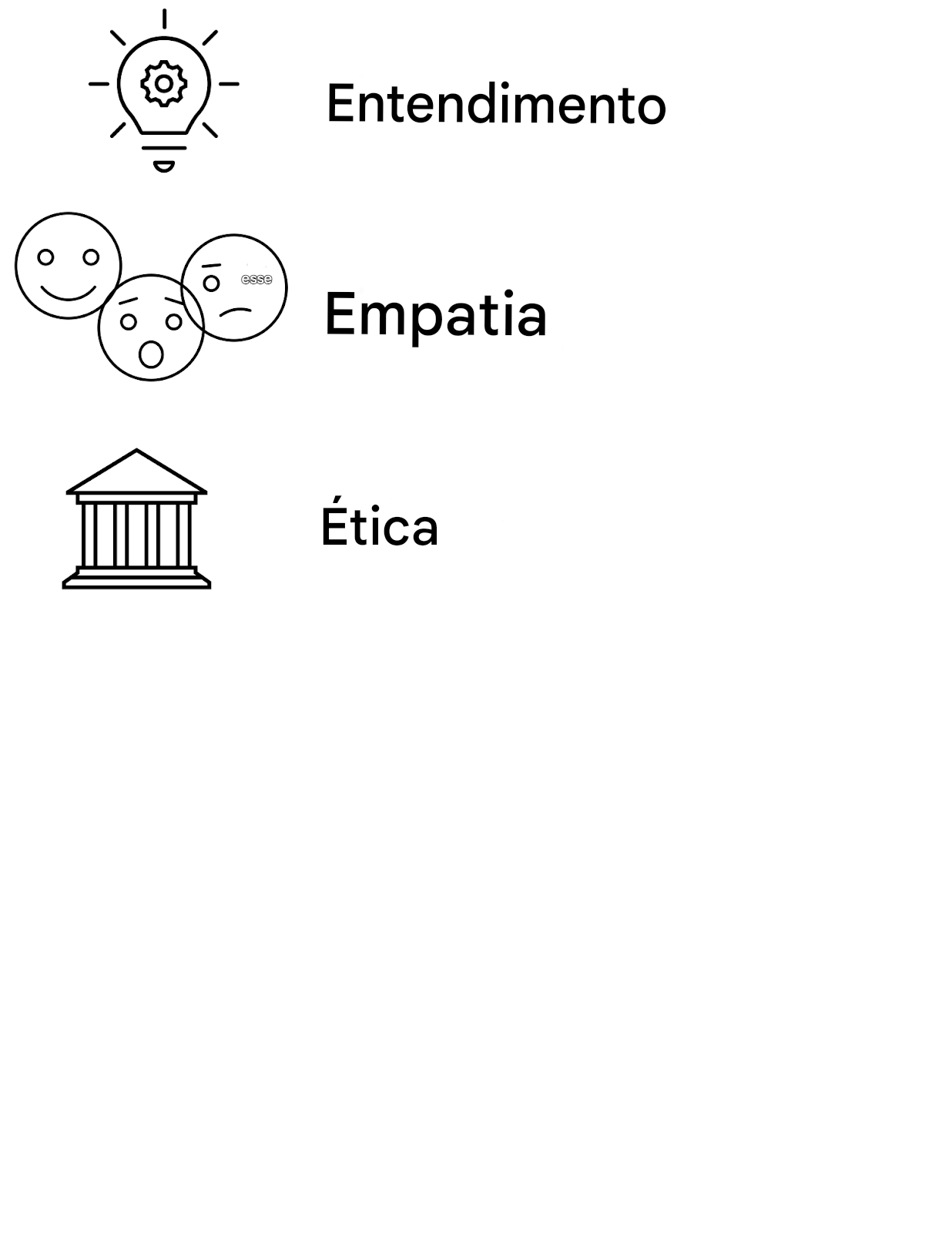 Compreensão. Empatia. Ética