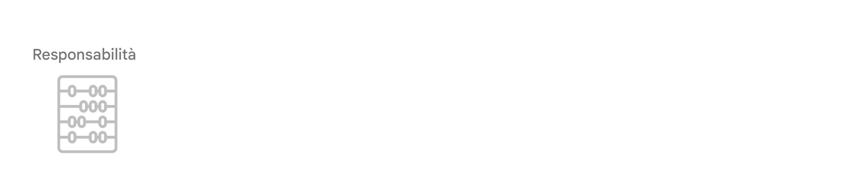 Un abaco con la parola "Accountability".