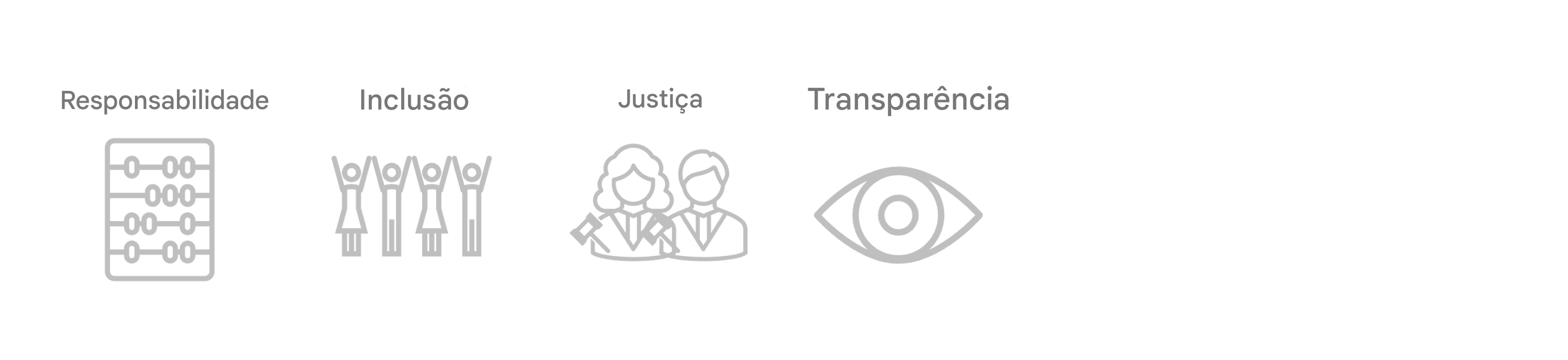 Um olho com a palavra "Transparency" (Transparência)