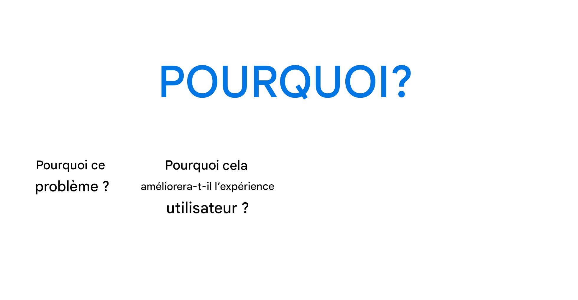 En quoi cela améliorera-t-il l'expérience de l'utilisateur ?