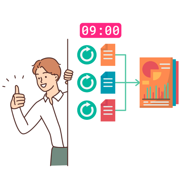 Scheduled dashboard
