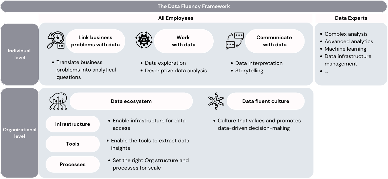 The complete data fluency framework