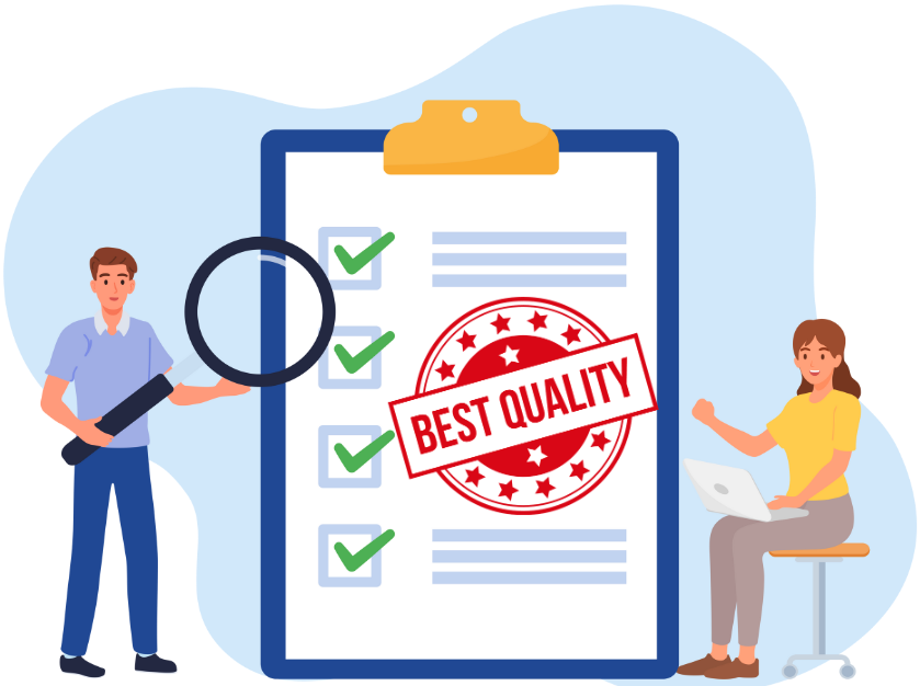 Employees following quality processes
