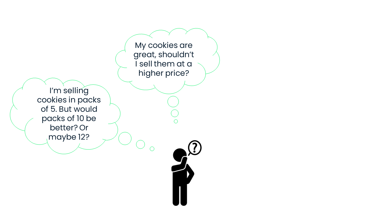 Questions about your cookies business