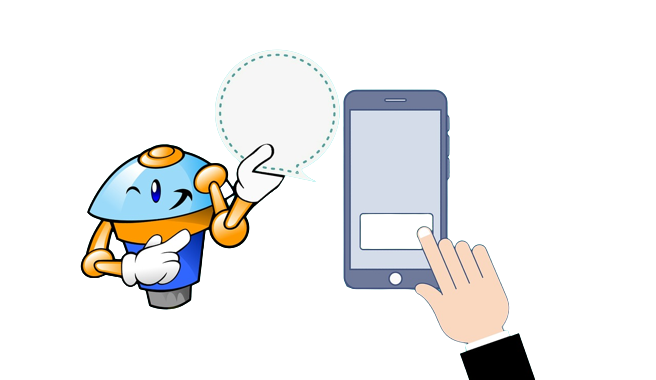 Image showing a chatbot on a mobile phone.