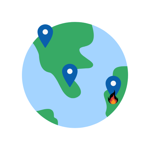 Regional shifts
