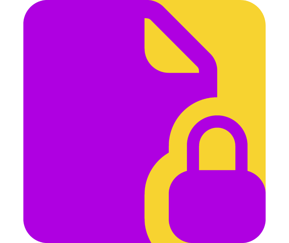 Data confidentiality icon
