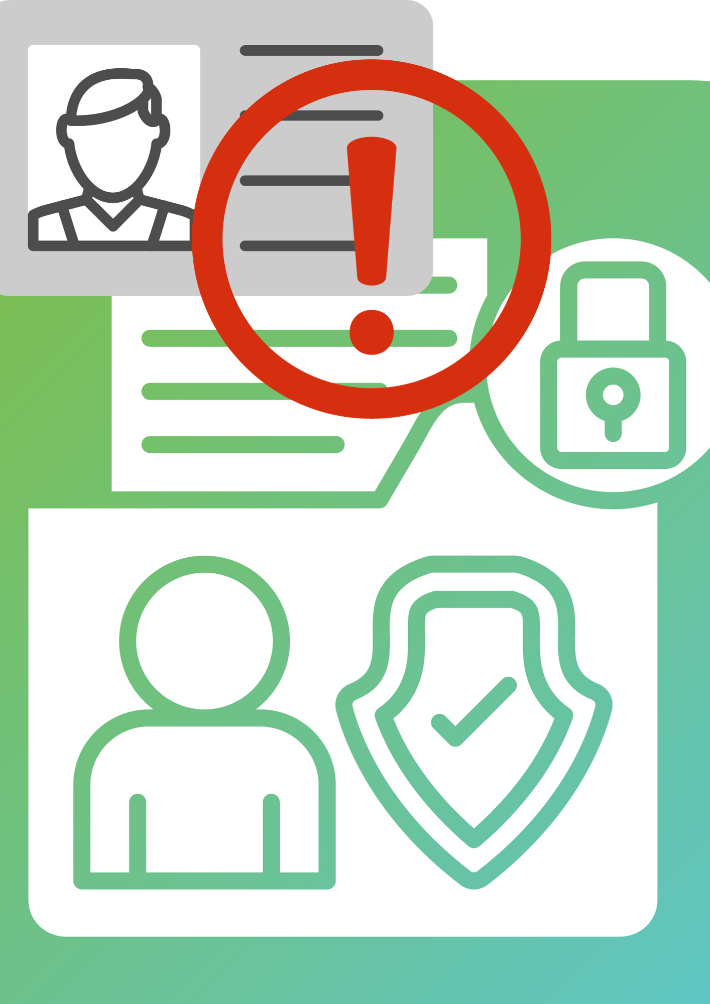 icon representing data security