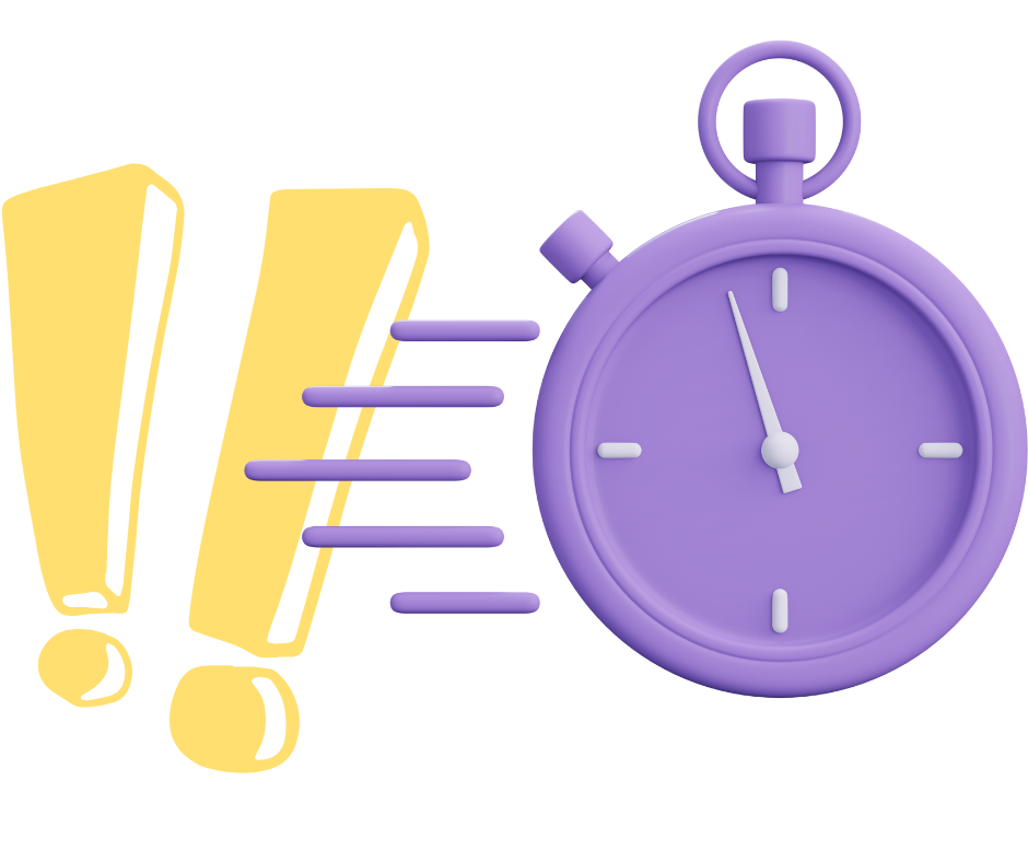 icon representing a data security incident and quick reaction to it
