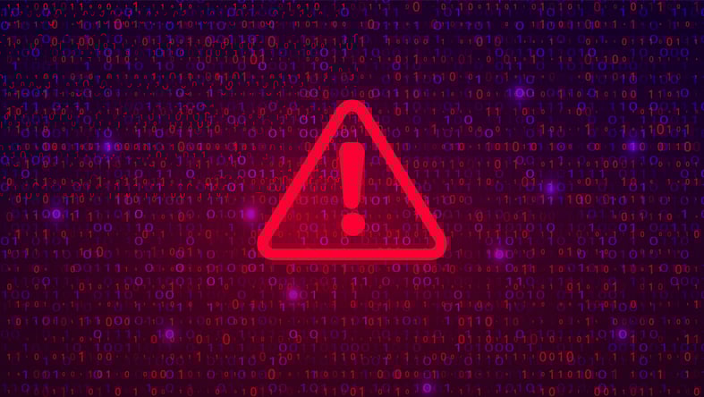 Image of a read exclamation mark in a triangle indicating a security alert
