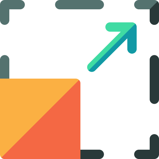 A box scaling up