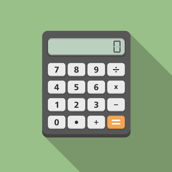 Illustration of a calculator