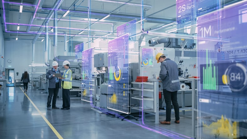Image of a factory processing room