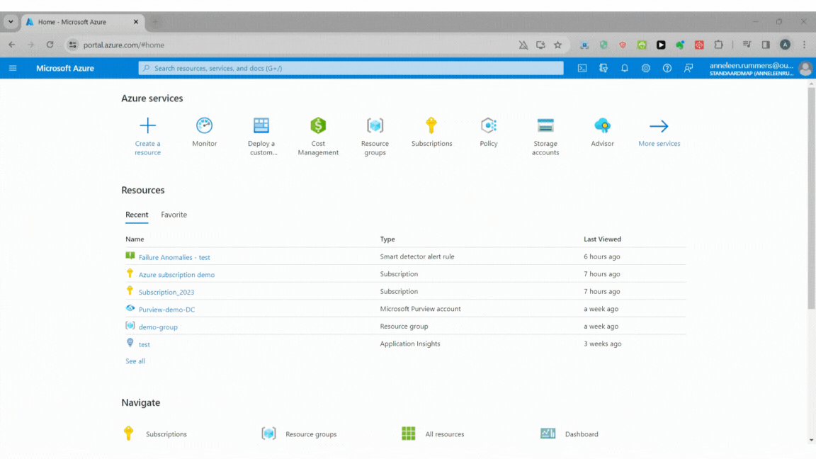 GIF of using the Advisor