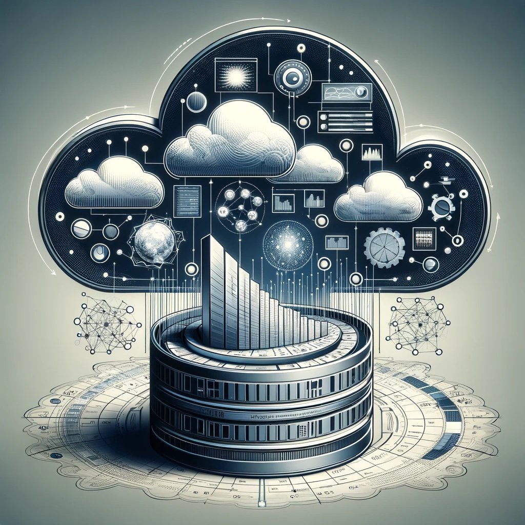 Many operations happen concurrently on a disk with the help of the cloud.