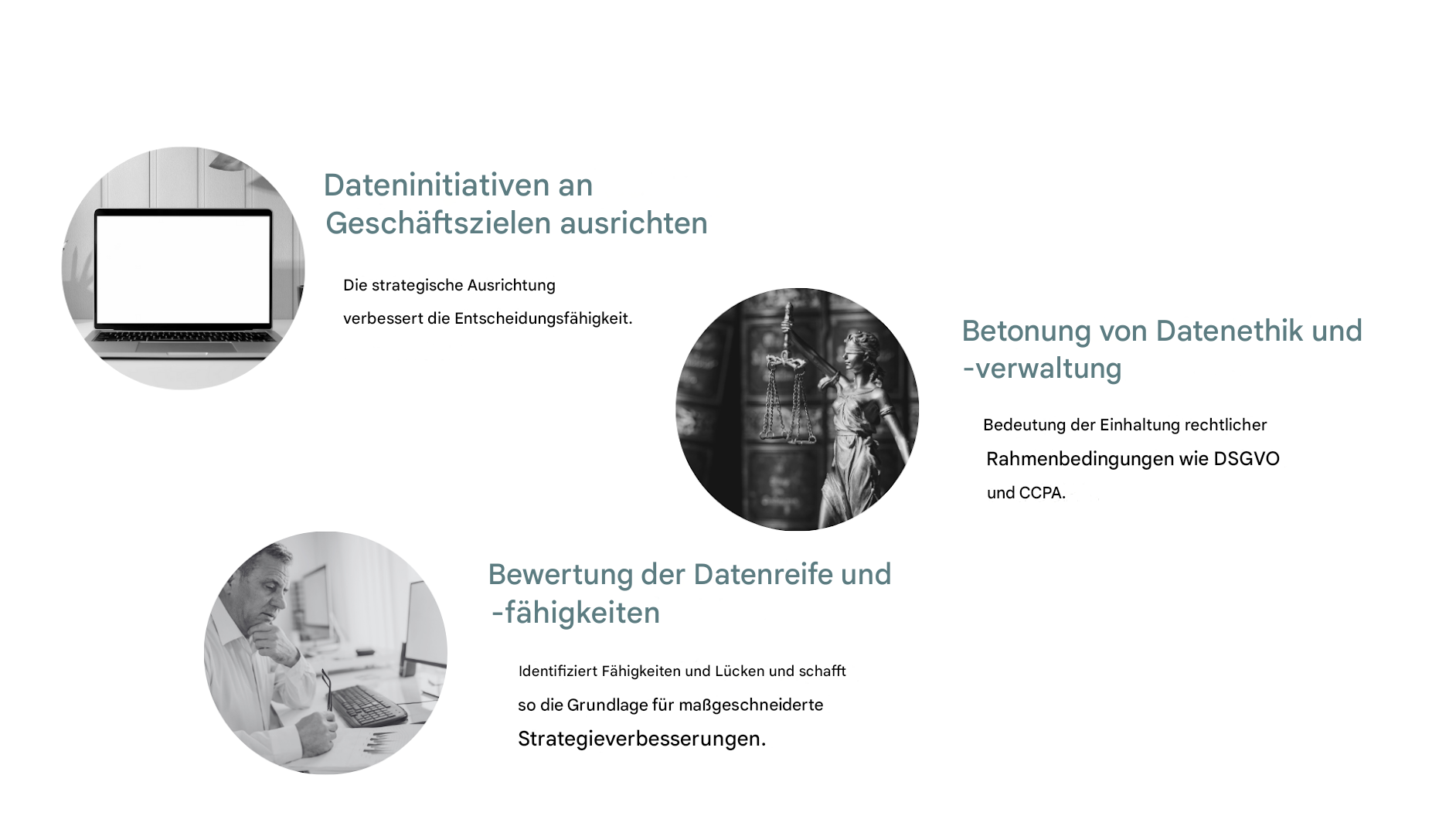 Bilder in Blasen