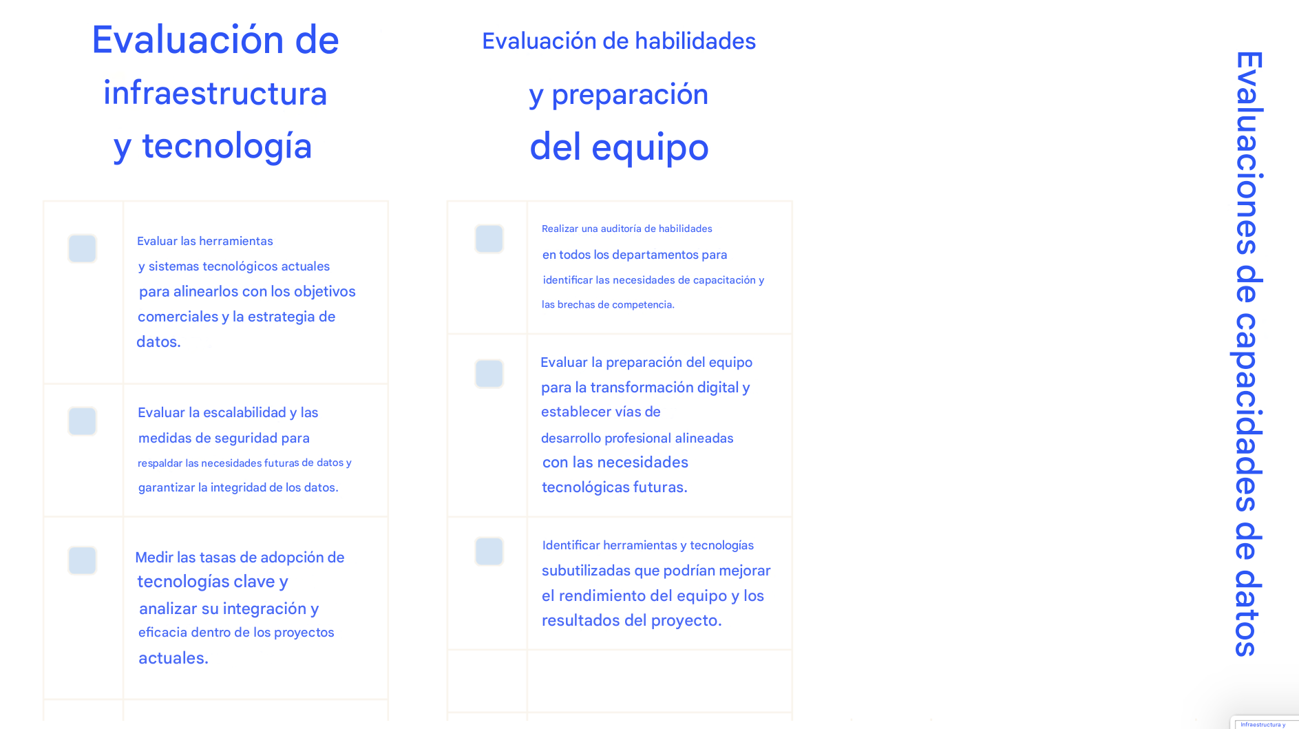 Dos columnas de texto