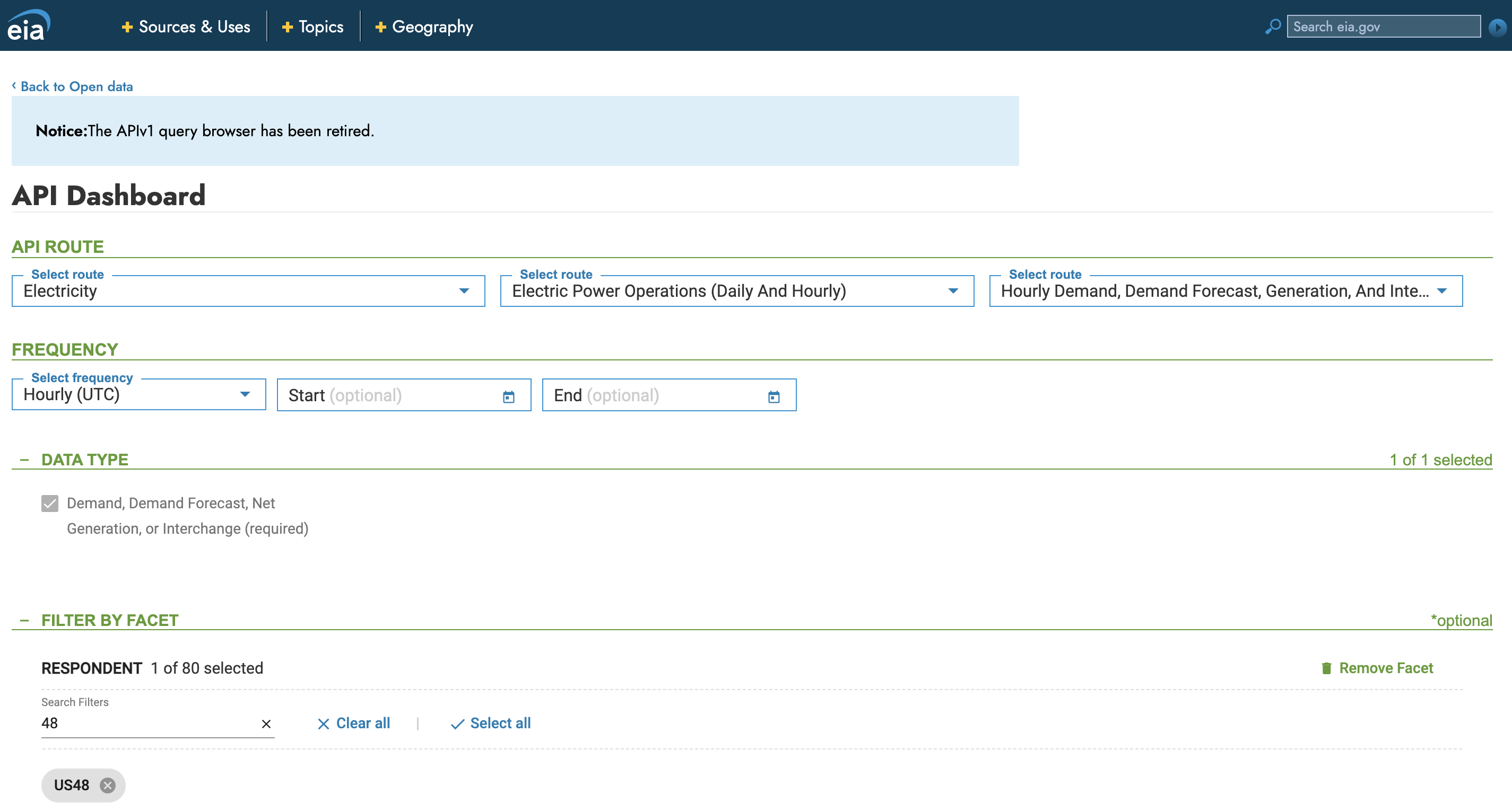 EIA API