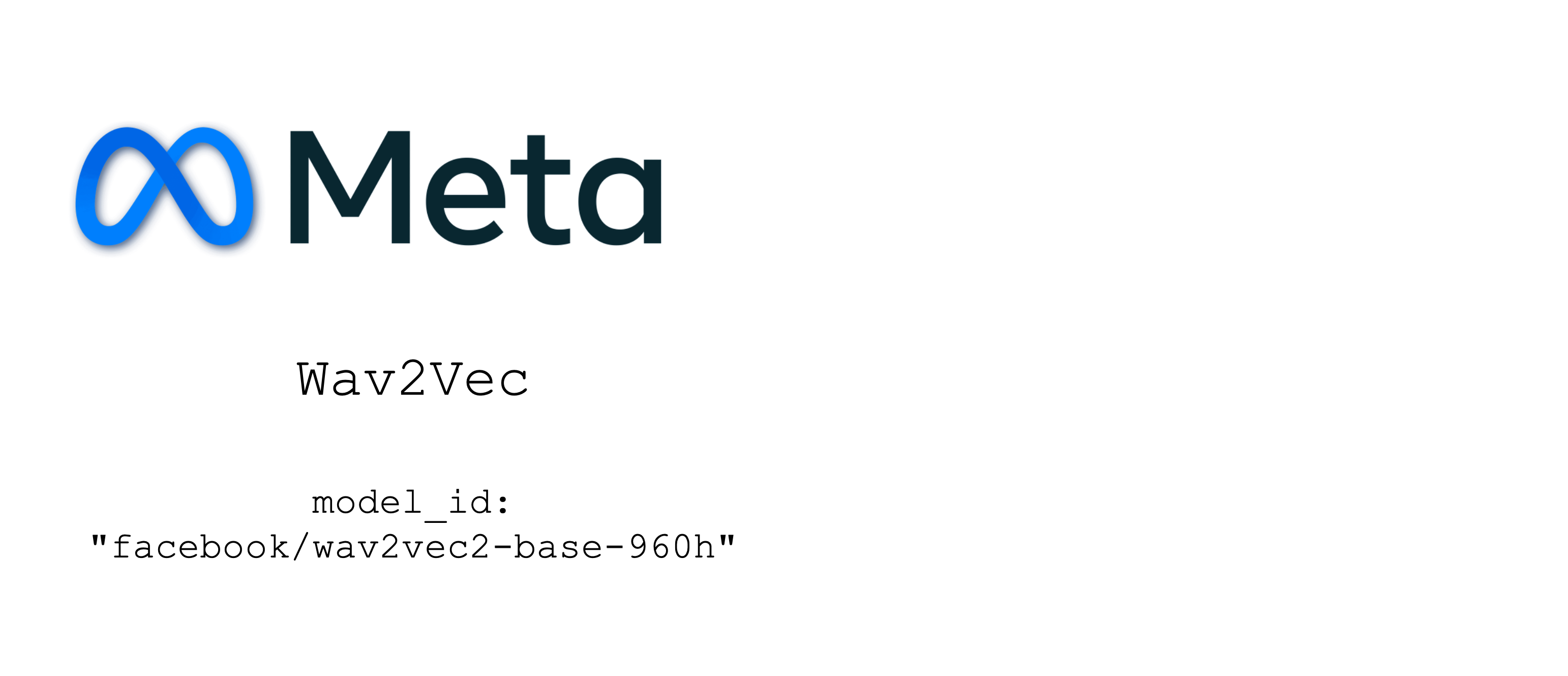 Meta Wav2Vec logo
