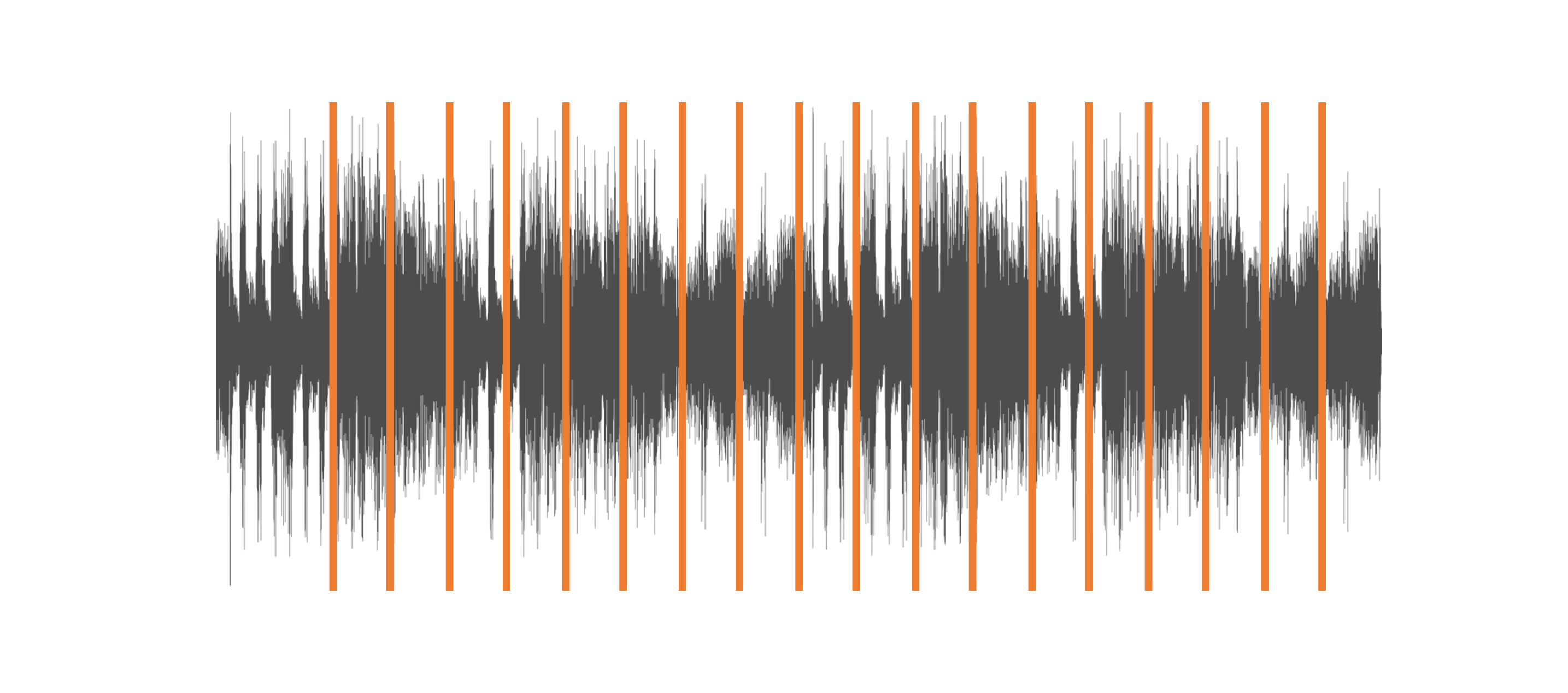Audio signal with sample rate