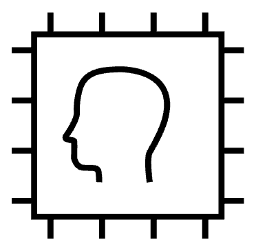 An icon showing AI services.