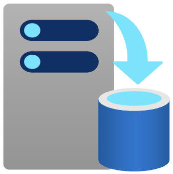 An icon showing ML infrastructure.