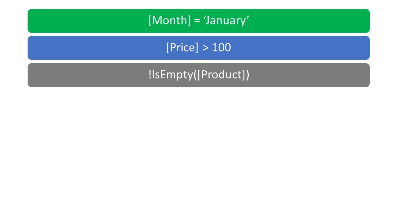 Not statement with exclamation mark expression example