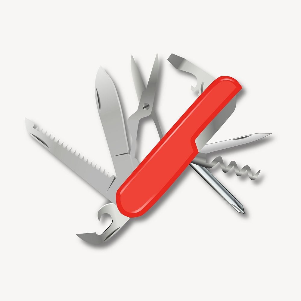 graphic of a swiss army knife