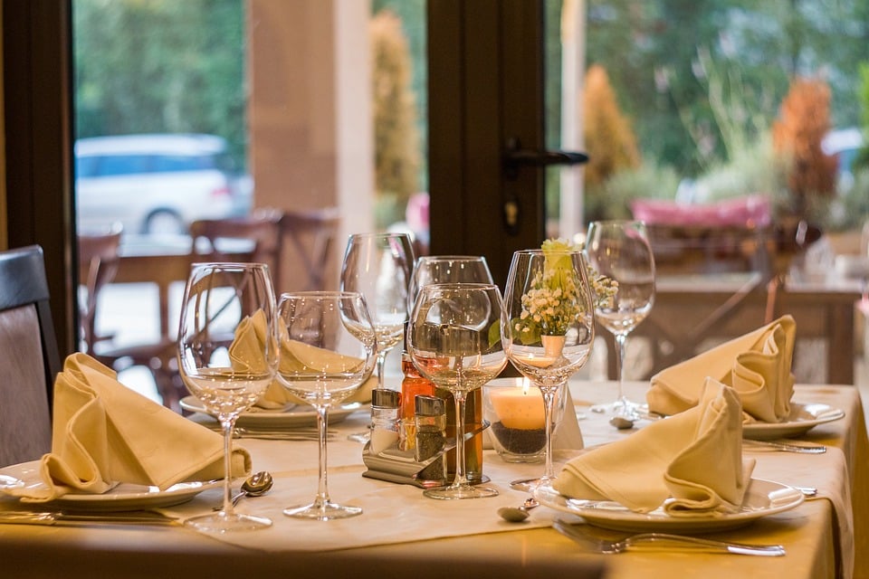 Image showing a restaurant table.
