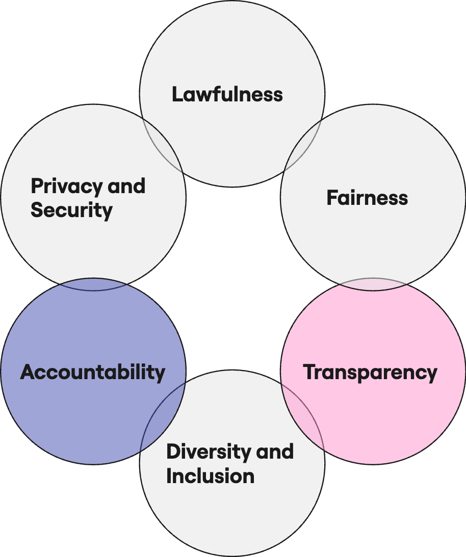 Responsible data dimensions: transparency and accountability