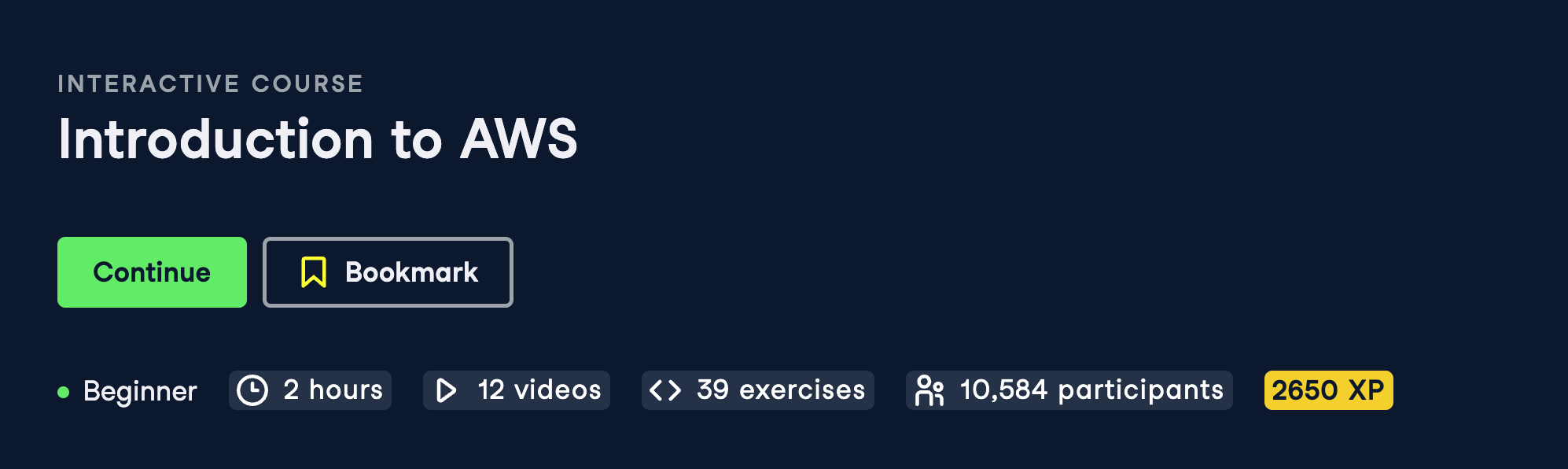 Intro to AWS Course