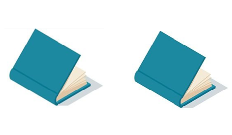 Two books with different chapters
