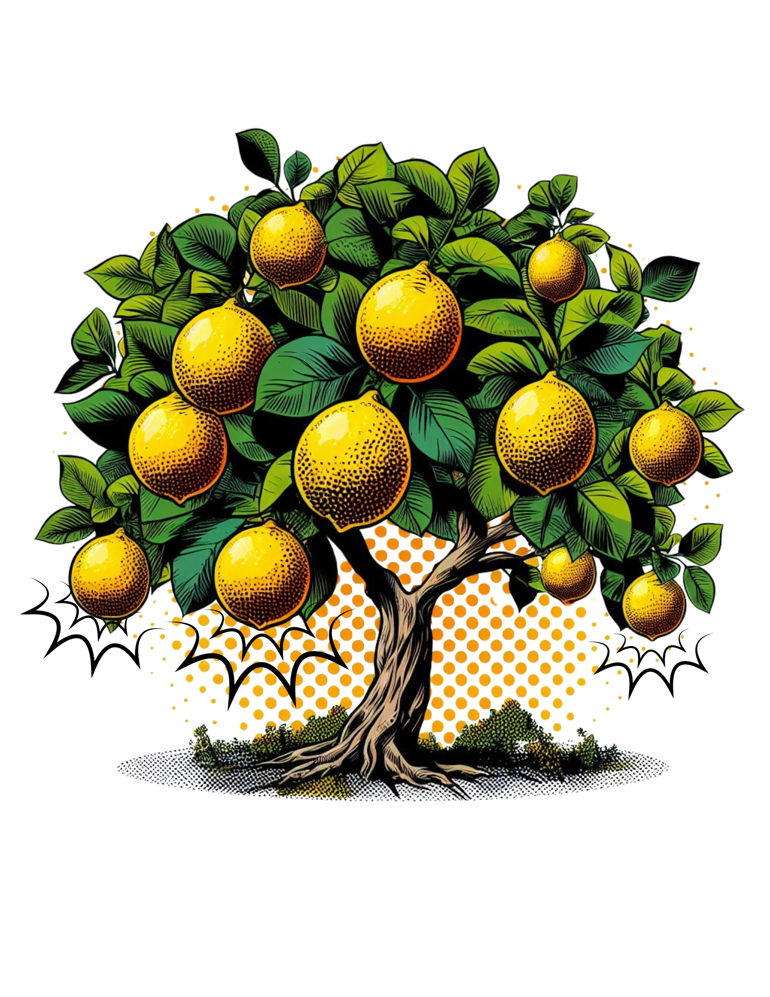 A tree with low-hanging fruits