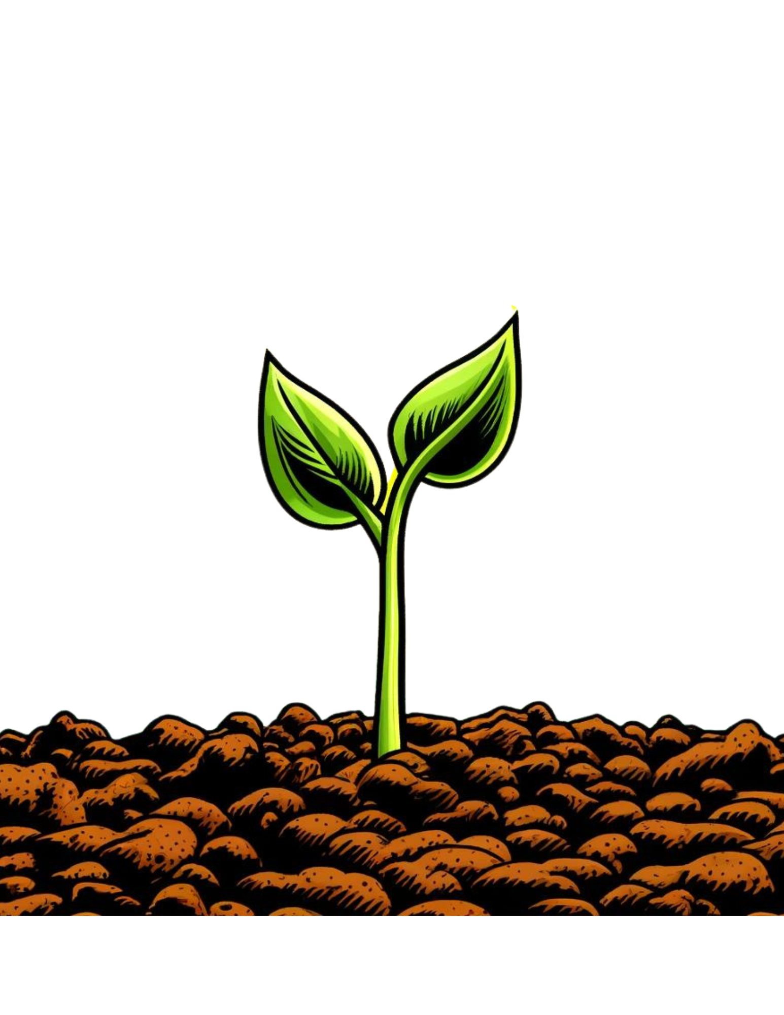 A seedling representing a start-up