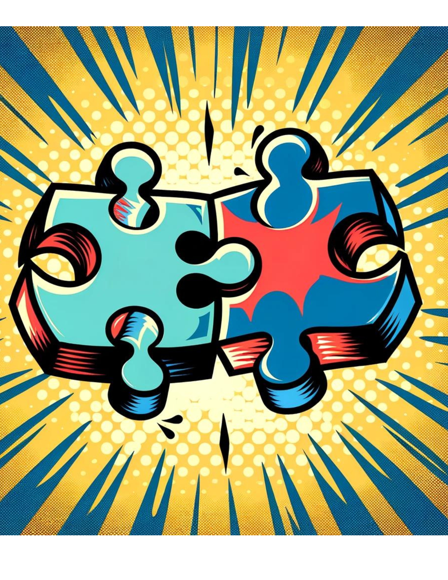 Puzzle pieces representing security and strategic goals