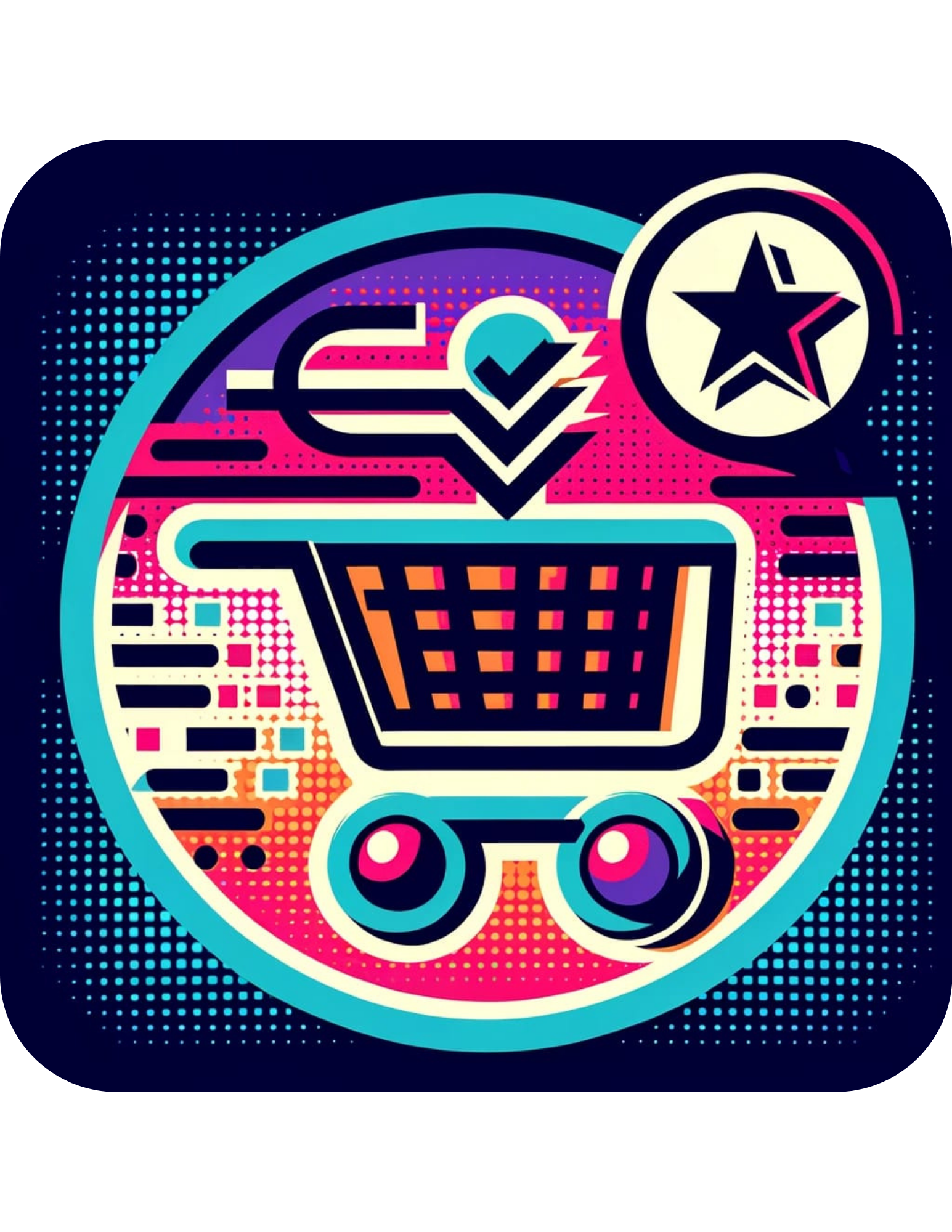 symbol of AI in online shopping