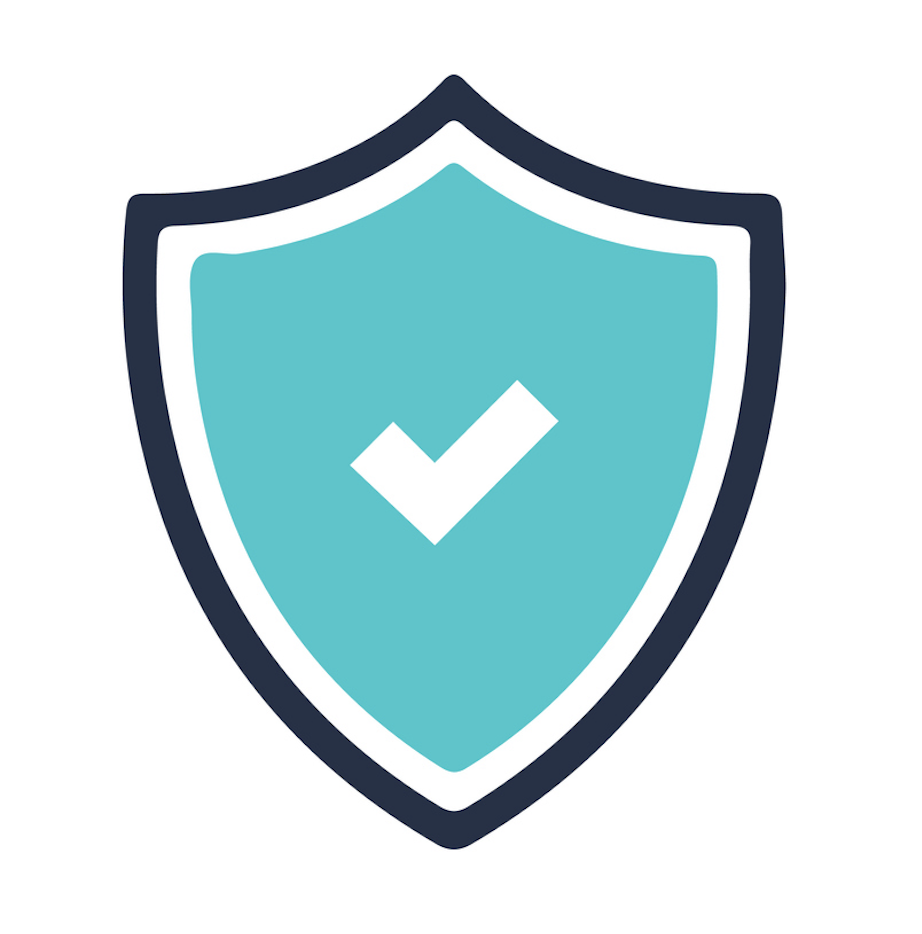 A shield representing safety