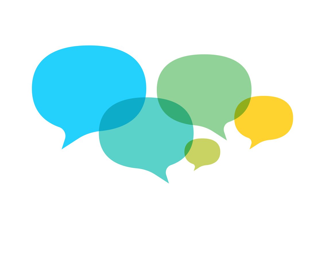 Speech bubbles representing communication