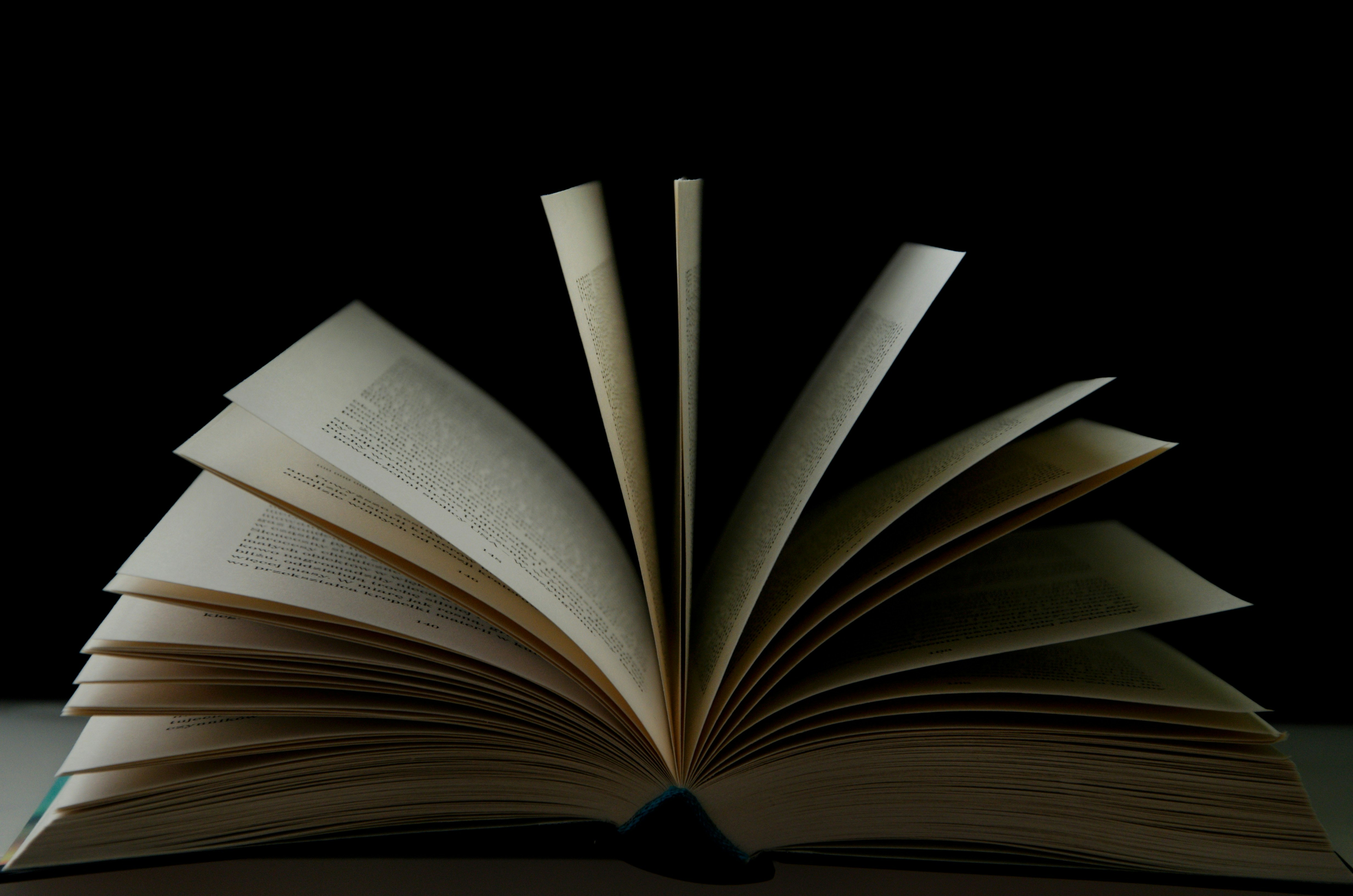 Image of an open book