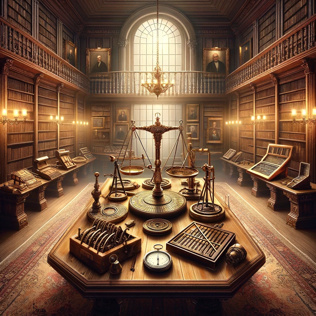 Library of tools and books