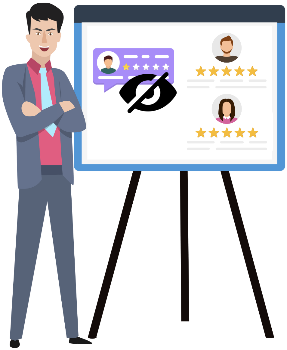 Marketing manager ignoring negative feedback