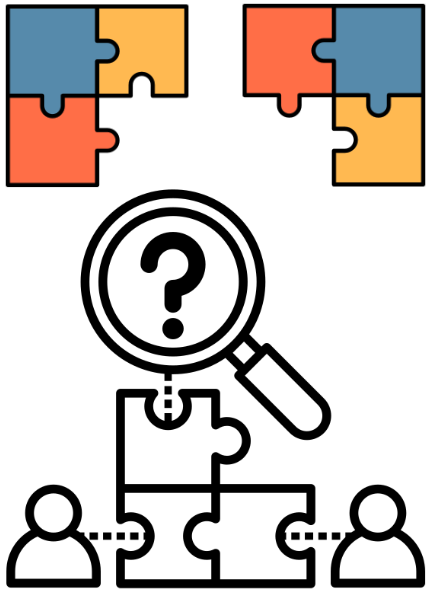 Puzzle filling the gaps