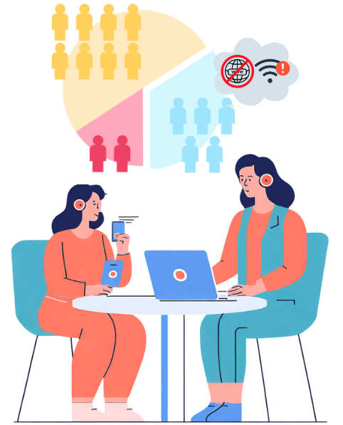 Researchers ignoring consumers without internet access